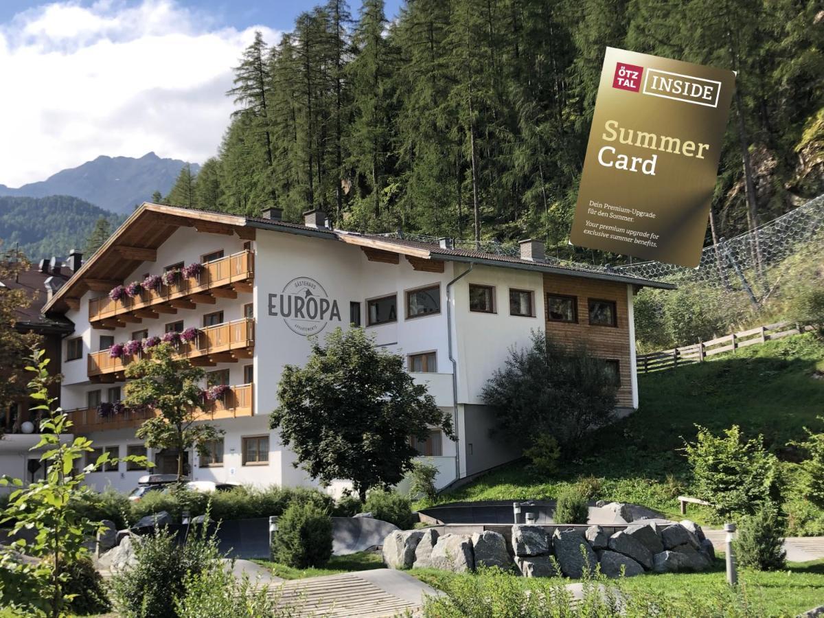 Gaestehaus Europa Sölden Zewnętrze zdjęcie